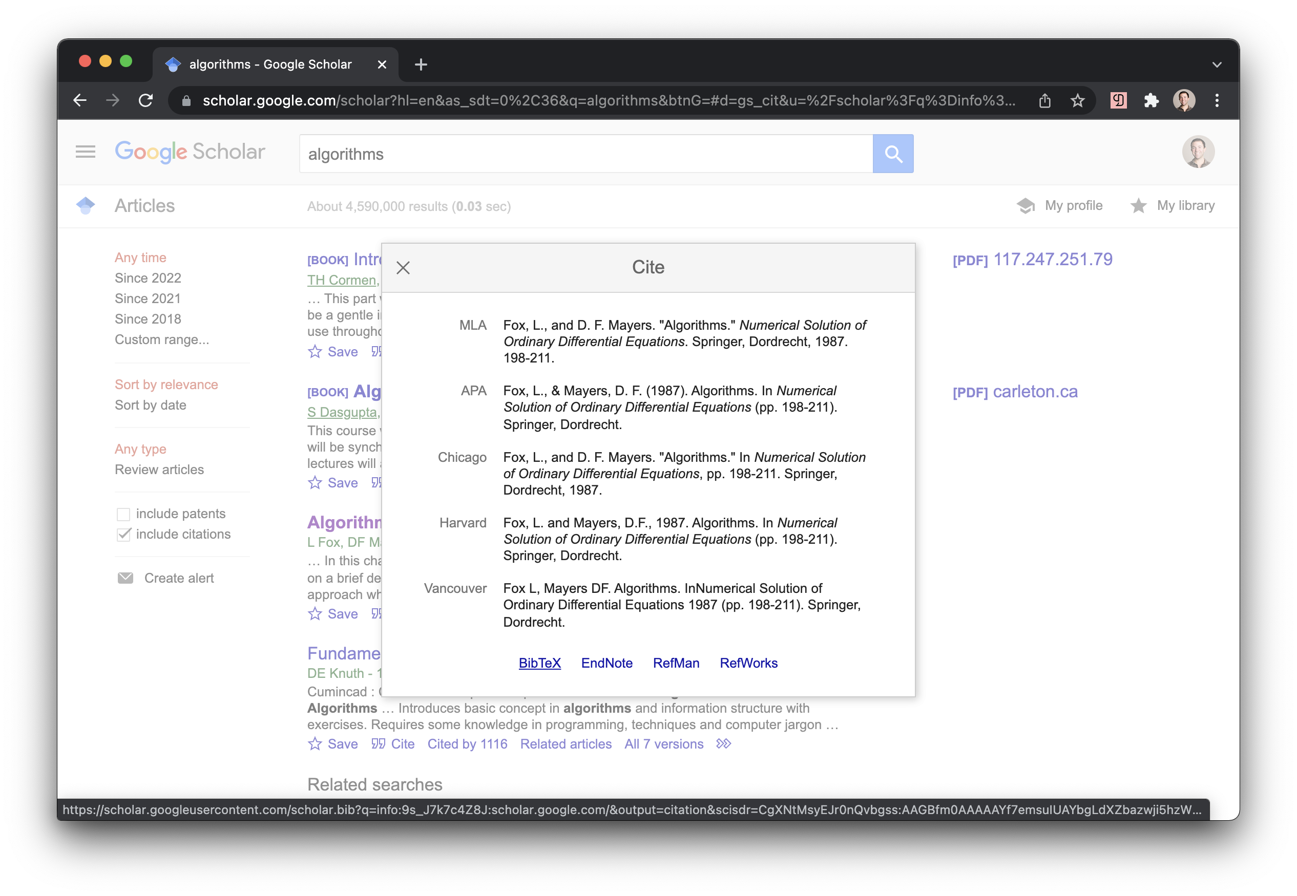 cite bibtex database