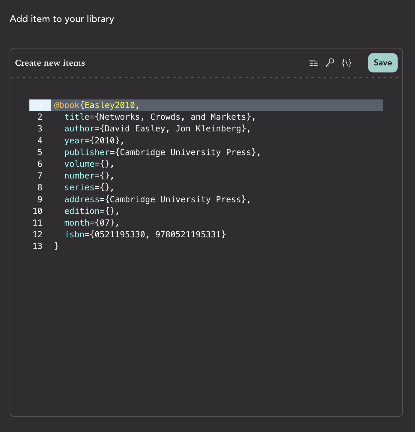 BibTeX Entry